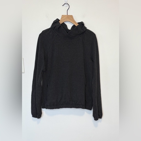 LULULEMON After All Pullover Sweatshirt in Heathered Black Grey , sz : 8 - Picture 6 of 13